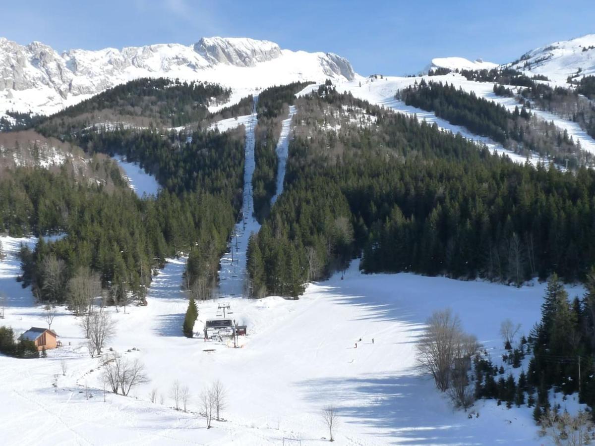 Studio Chaleureux Aux Pieds Des Pistes De Ski Des Glovettes 빌라르 드 랑 외부 사진